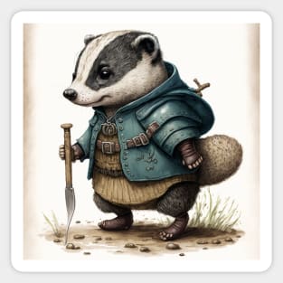 Garden Rustler Badger #1 Sticker